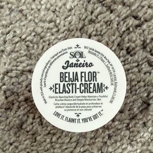 Sol de Janeiro Beija Flor Cream with Black Text